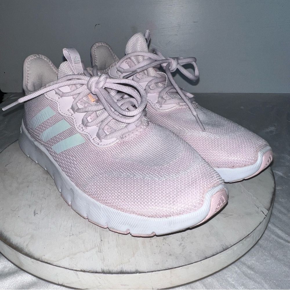 adidas Nario Move Women's Running Sneaker GY8592 Cloud White / Clear Pink Size 9